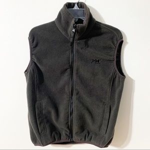 Helly Hansen Full Zip Fleece Vest Side Pockets